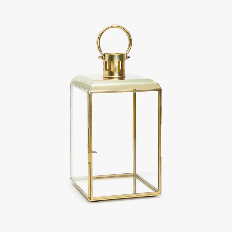Gold Plated Desk Lantern Lamp - Image 3